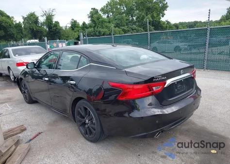 2016 Nissan Maxima 3.5 Platinum/3.5 S/3.5 Sl/3.5 Sr/3.5 Sv z USA, uszkodzony, nr VIN 1N4AA6AP9GC444573